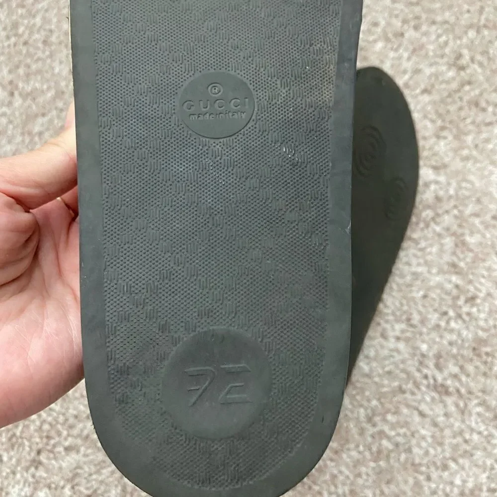 Men’s Gucci Nastro Sport Rubber Sandals
